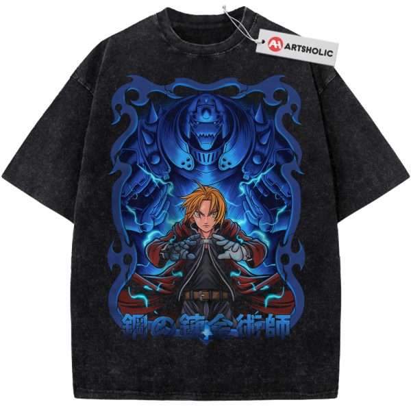 Alphonse vs Edward Elric Shirt, Fullmetal Alchemist Shirt, Anime Shirt, Vintage T-Shirt
