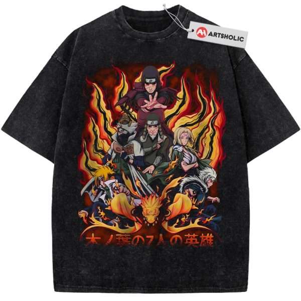 Team Hokage Shirt, Naruto Shirt, Anime Shirt, Vintage T-Shirt
