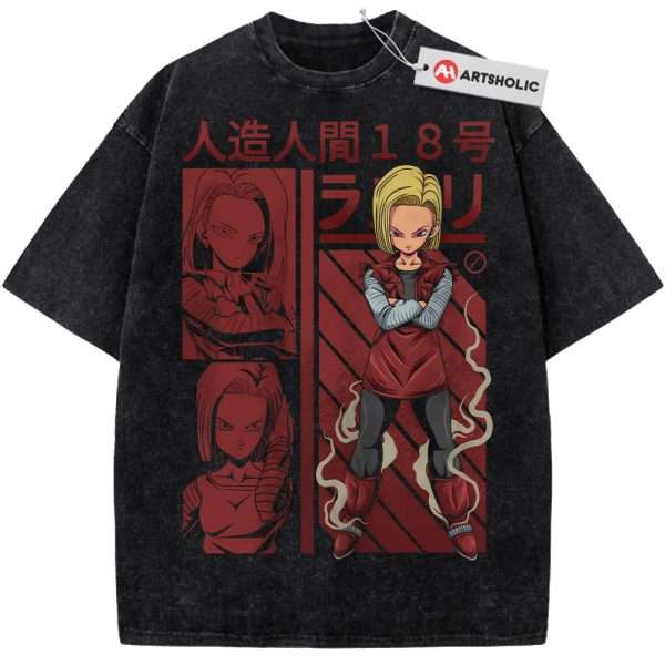 Android 18 Shirt, Dragon Ball Shirt, Anime Shirt, Vintage T-Shirt