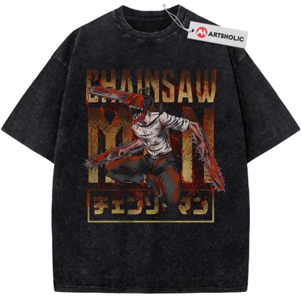 Denji - Chainsaw Devil Shirt, Chainsaw Man Shirt, Anime Shirt, Vintage T-Shirt
