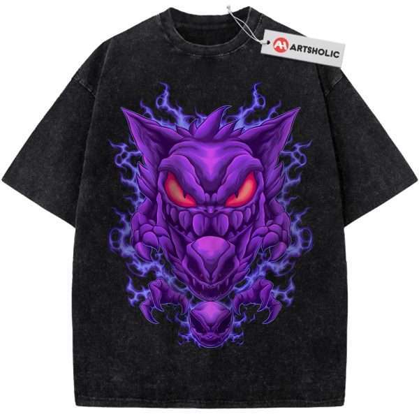 Gengar Shirt, Gatsly Shirt, Haunter Shirt, Anime Shirt, Vintage Tee