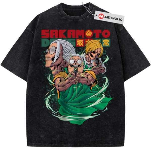 Skull Taro Sakamoto Shirt, Sakamoto Days Shirt, Anime Shirt, Vintage T-Shirt