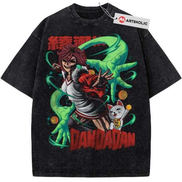 Skull Momo Ayase vs Turbo Granny Shirt, Dandadan Shirt, Anime Shirt, Vintage Tee