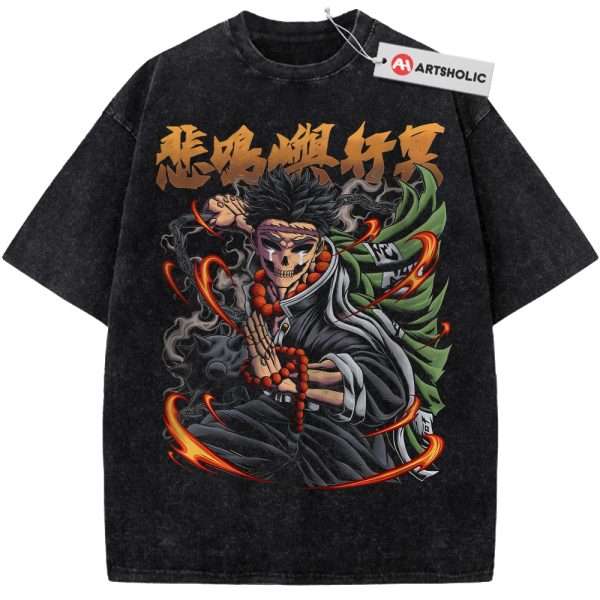 Skeleton Gyomei Himejima Shirt, Demon Slayer Shirt, Anime Shirt, Vintage Tee