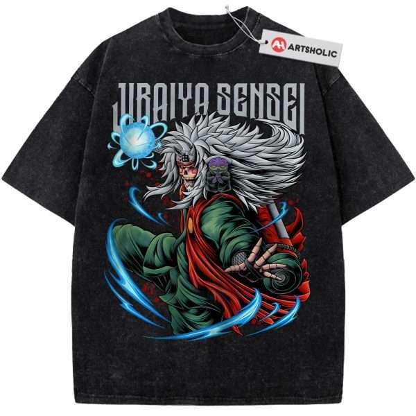 Skull Jiraiya Shirt, Naruto Shirt, Anime Shirt, Vintage T-Shirt