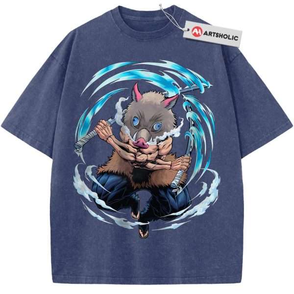 Skeleton Inosuke Hashibira Shirt, Demon Slayer Shirt, Anime Shirt, Vintage Tee