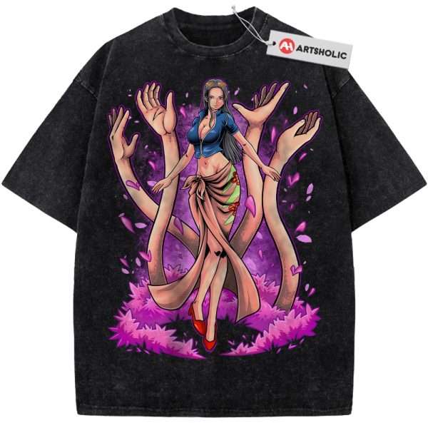 Nico Robin Shirt, One Piece Shirt, Anime Shirt, Vintage T-Shirt