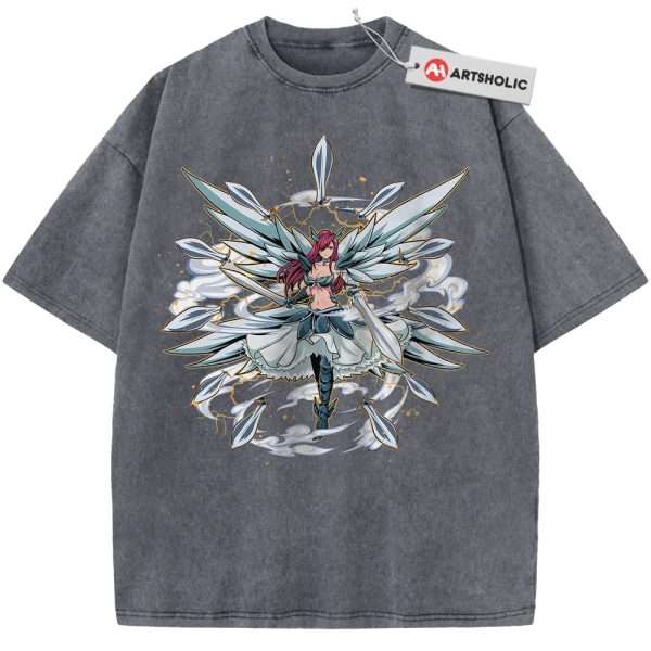 Erza Scarlet Shirt, Fairy Tail Shirt, Anime Shirt, Vintage Tee