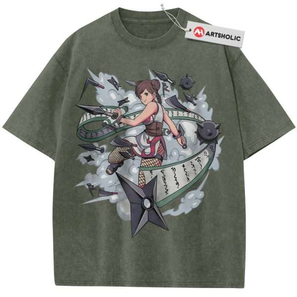 Tenten Shirt, Naruto Shirt, Anime Shirt, Vintage Tee