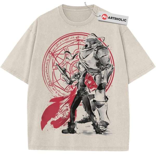 Alphonse vs Edward Elric Shirt, Fullmetal Alchemist Shirt, Anime Shirt, Vintage T-Shirt