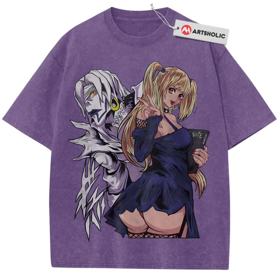 Misa Amane vs Rem Shirt, Death Note Shirt, Anime Shirt, Vintage