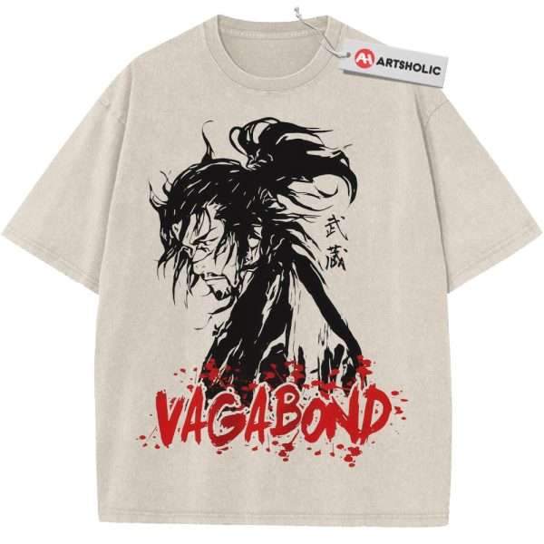 Musashi Miyamoto Shirt, Vagabond Shirt, Anime Shirt, Vintage T-Shirt
