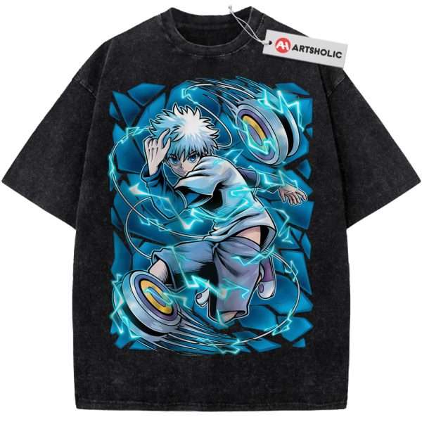 Killua Zoldyck Shirt, Hunter x Hunter Shirt, HxH Shirt, Anime Shirt, Vintage T-Shirt
