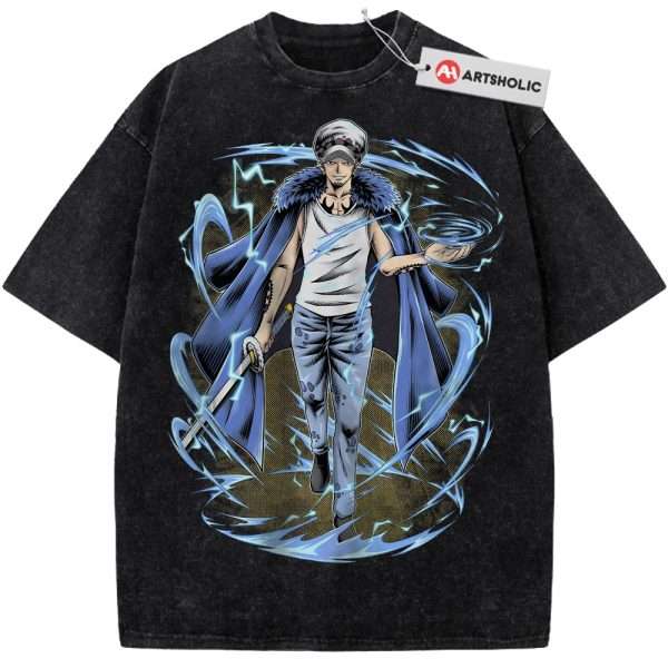 Trafalgar D Water Law Shirt, One Piece Shirt, Anime Shirt, Vintage T-Shirt