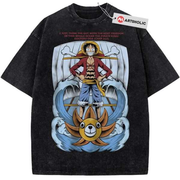 Monkey D Luffy Shirt, One Piece Shirt, Anime Shirt, Vintage Tee