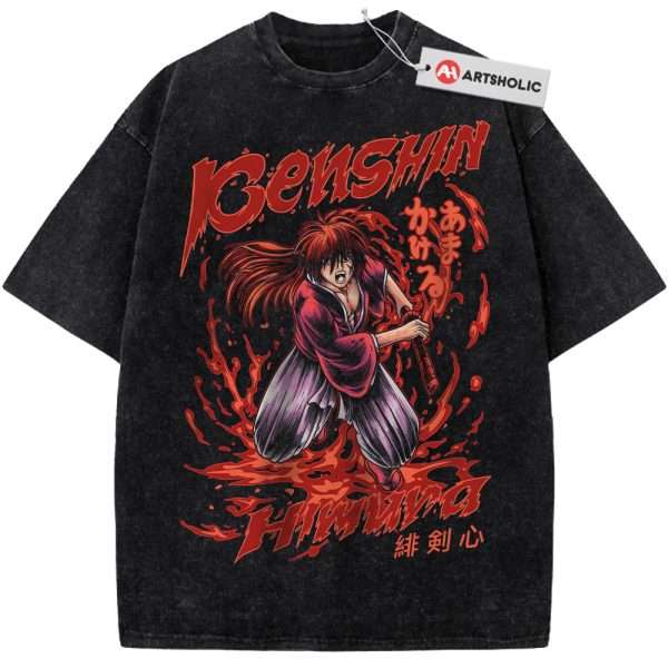 Kenshin Himura Shirt, Rurouni Kenshin Shirt, Anime Shirt, Vintage T-Shirt