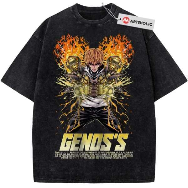Genos Shirt, One Punch Man Shirt, Anime Shirt, Vintage T-Shirt