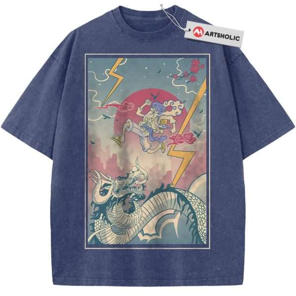 Monkey D Luffy Shirt, Kaido Shirt, One Piece Shirt, Anime Shirt, Vintage T-Shirt