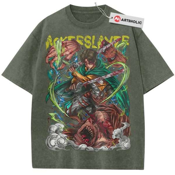 Levi Ackerman Shirt, Attack On Titan Shirt, AOT Shirt, Anime Shirt, Vintage Tee