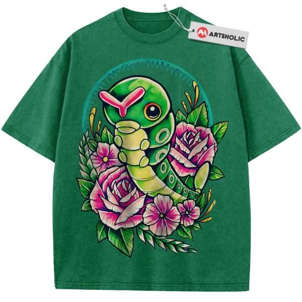 Caterpie Shirt, Pokemon shirt, Anime Shirt, Vintage Tee