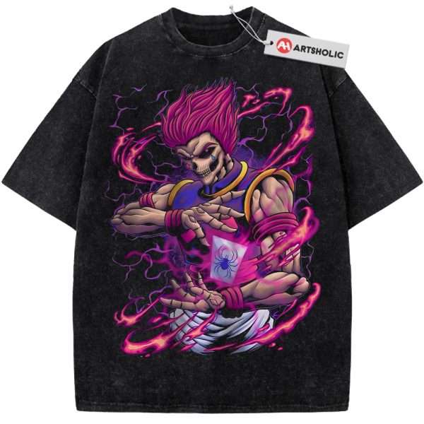 Skull Hisoka Shirt, Hunter x Hunter Shirt, HxH Shirt, Anime Shirt, Vintage T-Shirt