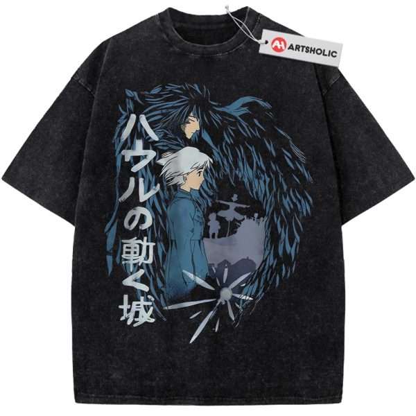Howl's Moving Castle Shirt, Studio Ghibli Shirt, Anime Shirt, Vintage Tee