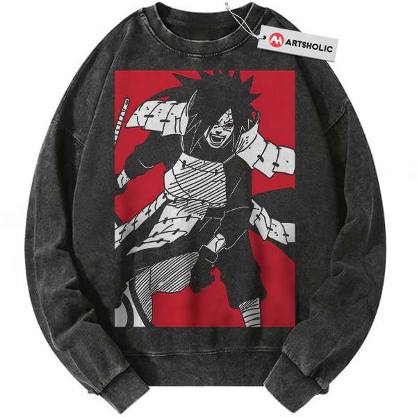Madara Uchiha Sweatshirt, Naruto Sweatshirt, Anime Sweatshirt, Vintage Sweater