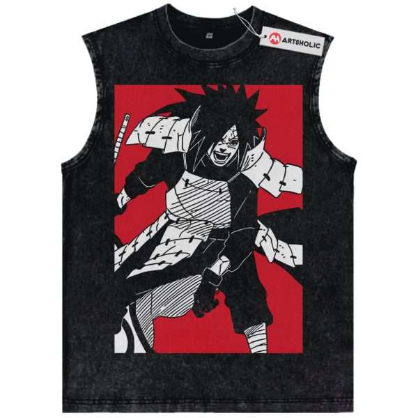Madara Uchiha Tank Top, Naruto Tank Top, Anime Tank Top, Vintage Tank Top