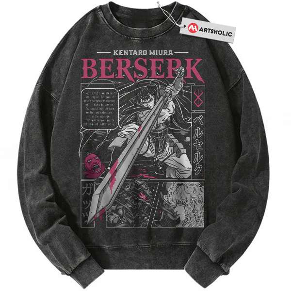 Guts Sweatshirt, Berserk Sweatshirt, Anime Sweatshirt, Vintage Sweatshirt
