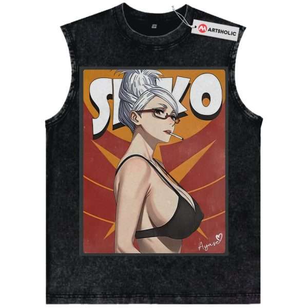 Seiko Ayase Tank Top, Dandadan Tank Top, Anime Tank Top, Vintage Tank Top