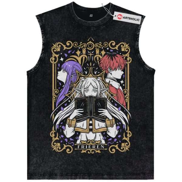 Frieren: Beyond Journey's End Tank Top, Anime Tank Top, Vintage Tank Top