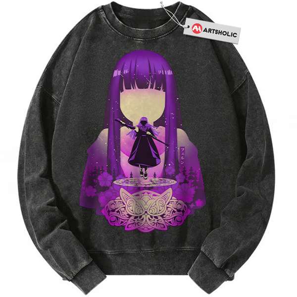 Fern Sweatshirt, Frieren: Beyond Journey's End Sweatshirt, Anime Sweatshirt, Vintage Sweatshirt