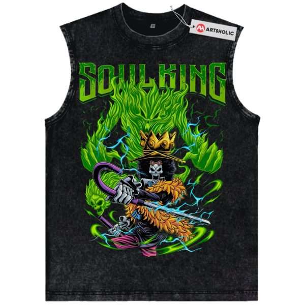 Brook Tank Top, One Piece Tank Top, Anime Tank Top, Vintage Tank Top