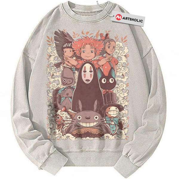 Studio Ghibli Sweatshirt, Anime Sweatshirt, Vintage Sweatshirt
