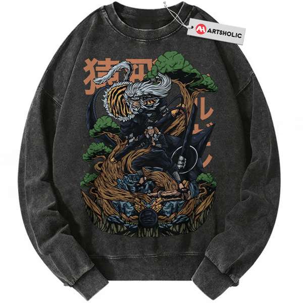 Hiruzen Sarutobi Sweatshirt, Naruto Sweatshirt, Anime Sweatshirt, Vintage Sweater