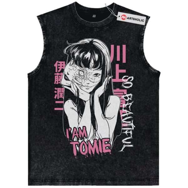 Tomie Kawakami Tank Top, Junji Ito Collection Tank Top, Anime Tank Top, Vintage Tank Top