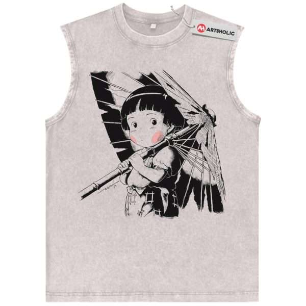 Setsuko Yokokawa Tank Top, Grave of the Fireflies Tank Top, Studio Ghibli Tank Top, Anime Tank Top, Vintage Tank Top