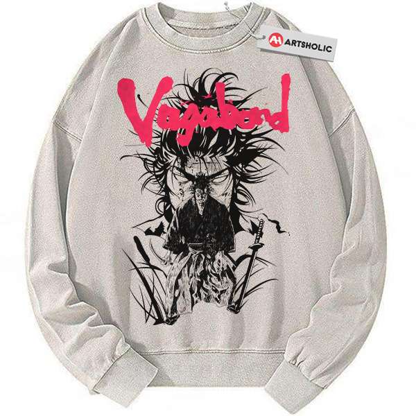 Musashi Miyamoto Sweatshirt, Vagabond Sweatshirt, Anime Sweatshirt, Vintage Sweater