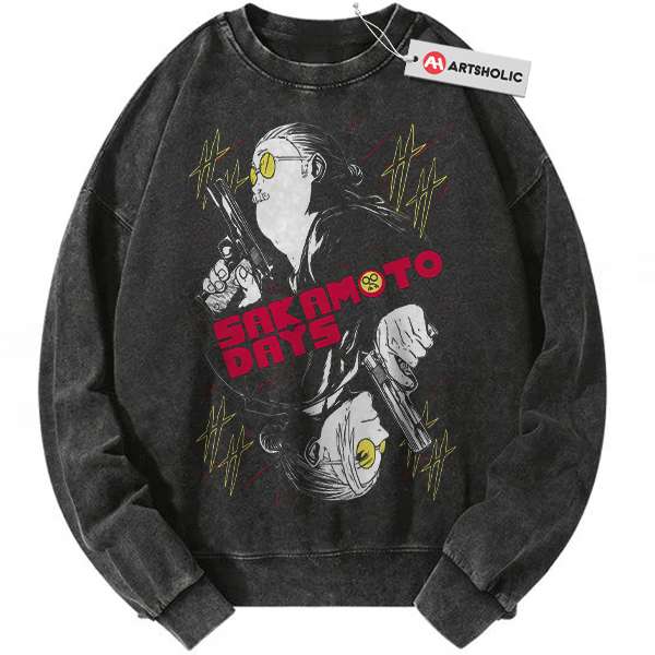 Taro Sakamoto Sweatshirt, Sakamoto Days Sweatshirt, Anime Sweatshirt, Vintage Sweatshirt