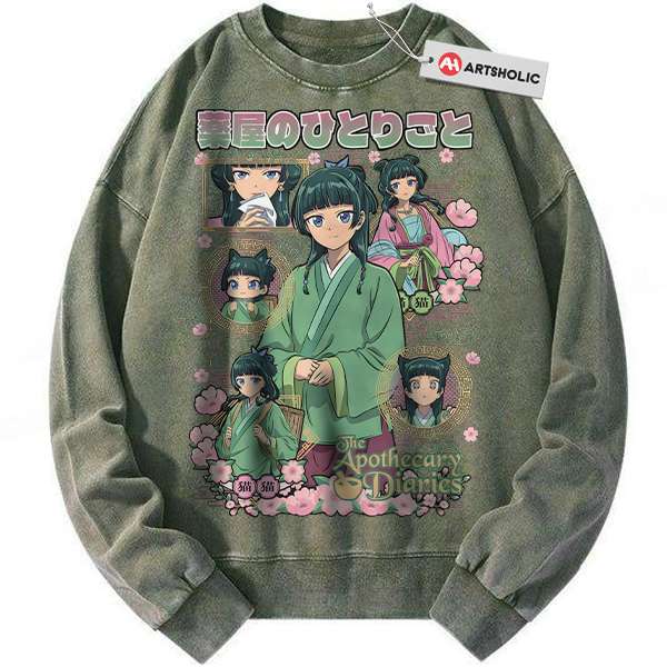 Maomao Sweatshirt, The Apothecary Diaries Sweatshirt, Anime Sweatshirt, Vintage Sweater