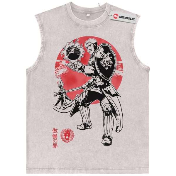 Escanor Tank Top, Seven Deadly Sins Tank Top, Anime Tank Top, Vintage Tank Top