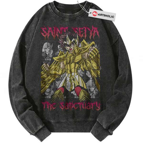 Sagittarius Seiya Sweatshirt, Saint Seiya Sweatshirt, Anime Sweatshirt, Vintage Sweatshirt