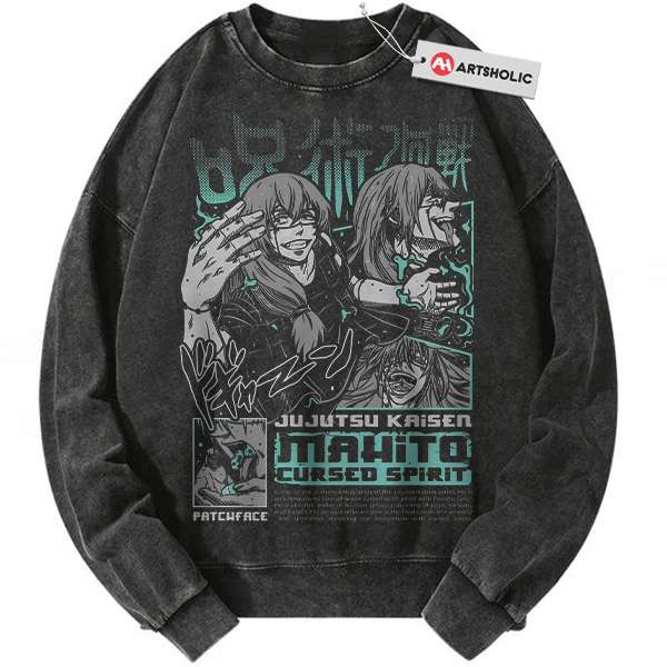 Mahito Sweatshirt, Jujutsu Kaisen Sweatshirt, Anime Sweatshirt, Vintage Sweater