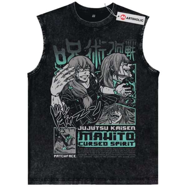 Mahito Tank Top, Jujutsu Kaisen Tank Top, Anime Tank Top, Vintage Tank Top