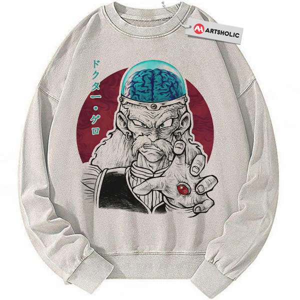 Doctor Gero Sweatshirt, Dragon Ball Sweatshirt, DBZ Sweatshirt, Anime Sweatshirt, Vintage Sweater