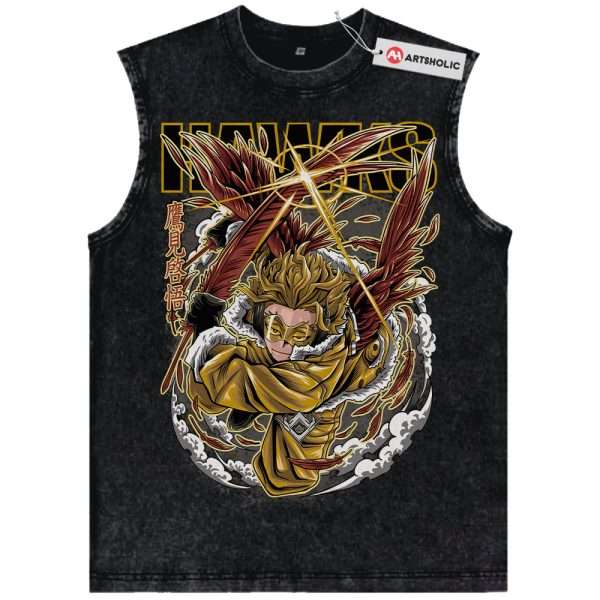 Hawks Tank Top, Keigo Takami Tank Top, MHA Tank Top, Anime Tank Top, Vintage Tank Top