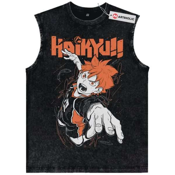 Shoyo Hinata Tank Top, Haikyu Tank Top, Anime Tank Top, Vintage Tank Top