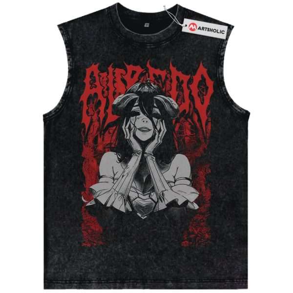 Albedo Tank Top, Overlord Tank Top, Anime Tank Top, Vintage Tank Top