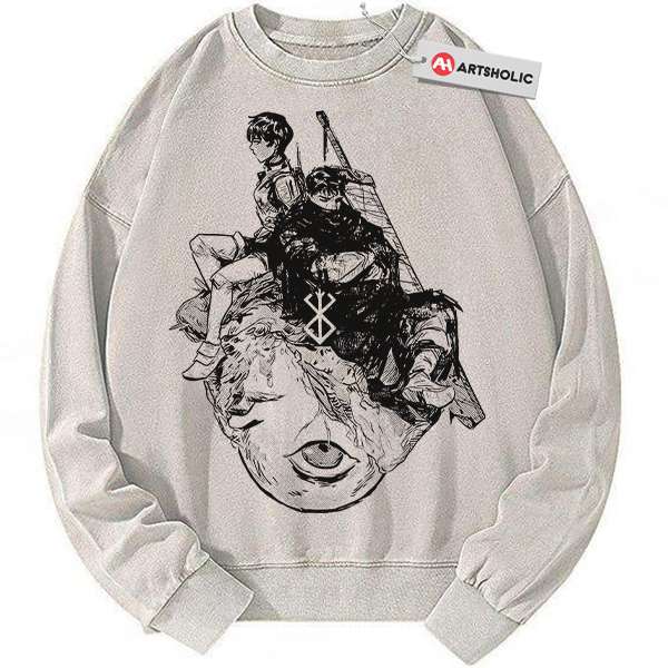 Guts Sweatshirt, Berserk Sweatshirt, Anime Sweatshirt, Vintage Sweater