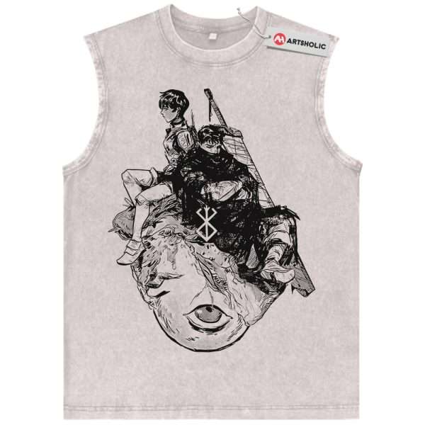 Guts Tank Top, Berserk Tank Top, Anime Tank Top, Vintage Tank Top
